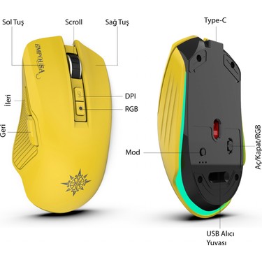 IMG-328MX Oyuncu Mouse | 7d Programlanabilir Tuş, Rgb Led, Fiyatı
