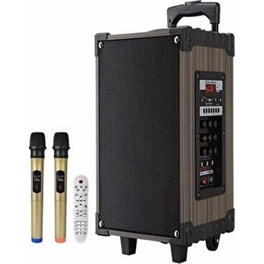LT-910 Şarjlı Kumandalı Çift Mikrofonlu Hoparlör Karaoke Fiyatı