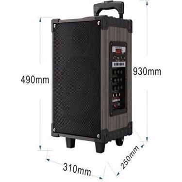 LT-910 Şarjlı Kumandalı Çift Mikrofonlu Hoparlör Karaoke Fiyatı