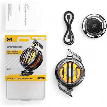 CX07 Telefon Soğutucu Fan 15W Güçlü Soğutma Manyetik Klipsli Fiyatı