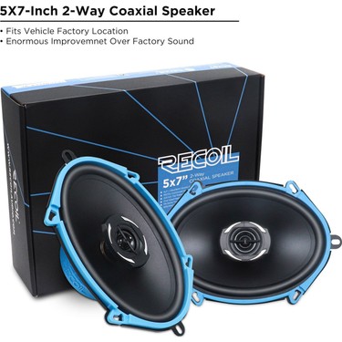 Recoil RCX57 Oval Koaksiyel Hoparlör (200 Watt) Fiyatı