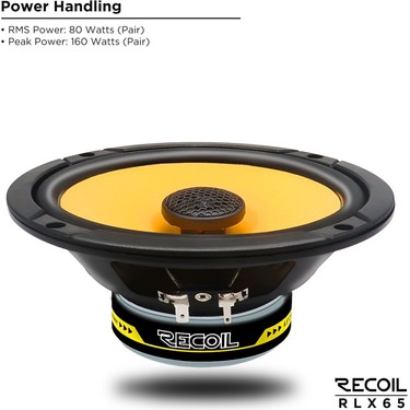 Recoil RLX65 16 cm Koaksiyel Hoparlör (160 Watt) Fiyatı