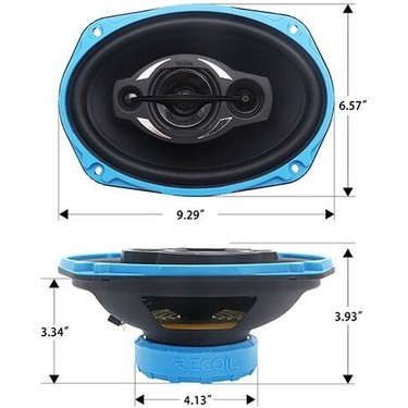 Recoil RCX694 Oval Koaksiyel Hoparlör (140 Watt) Fiyatı