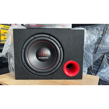 Massive 30 cm 1500 W 400 Rms Kabinli Subwoofer Fiyatı