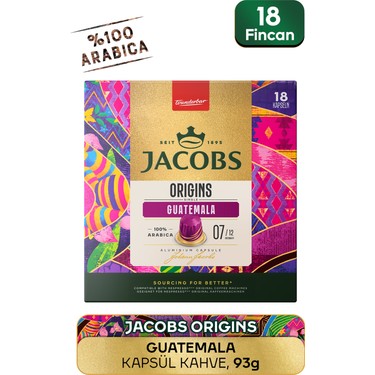 Jacobs Origins Guatemala Nespresso Uyumlu Alüminyum Kapsül Fiyatı