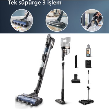 Philips Tek Süpürge 3 Işlem, Otomatik Temizlik, LED Işıklı Fiyatı