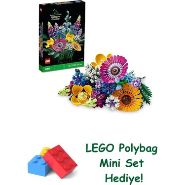 LEGO Icons Kır Çiçekleri Buketi Seti 10313 + Polybag Fiyatı