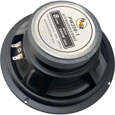 Pawer 20CM 300WATT 8ohm Kabin Hoparlör - 1ADET Fiyatı