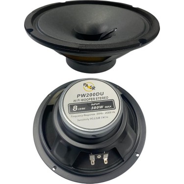 Pawer 20CM 380WATT 8ohm Kabin Hoparlör - 1ADET Fiyatı