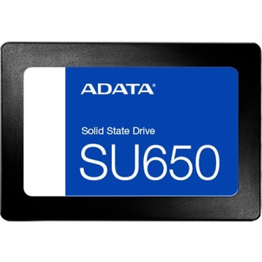 内蔵型SSD 1TB SATA SSD ADATA SU650 Adata SU650 1TB 2.5 SSD Harddisk 520-450MB/s ASU650SS-1TT-R Fiyatı