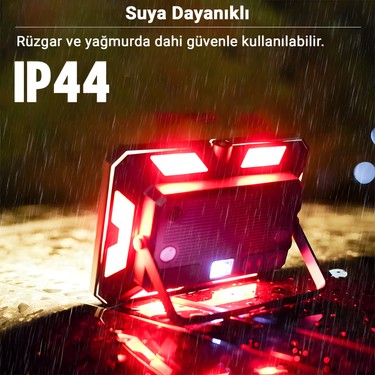 KXK-686 Şarjlı LED Projektör Lamba | IP44 Su Geçirmez, Kamp, Fiyatı
