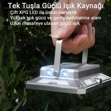 KXK-686 Şarjlı LED Projektör Lamba | IP44 Su Geçirmez, Kamp, Fiyatı