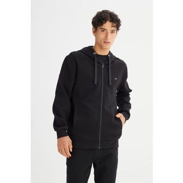 Lee Erkek Pike Interlock Full Siyah Erkek Sweatshirt Fiyatı