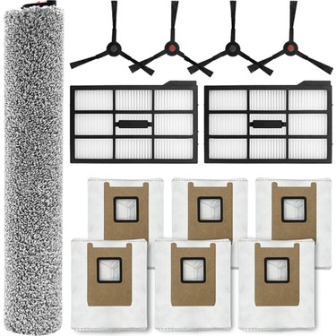Ersatzteil Set Für Eufy Roboterstaubsauger Omni E25/E28 | Hauptbürste + Filter + Beutel