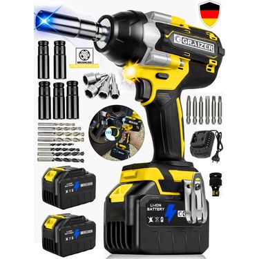 S 36 V Çelik Şanzuman 1600 Nm Akülü Somun Bijon Sökme Takma Fiyatı