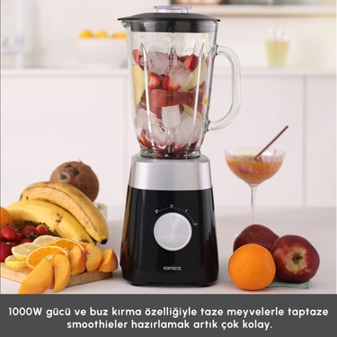 Karaca Multiblend Smoothie Blender Siyah 1000W Fiyatı