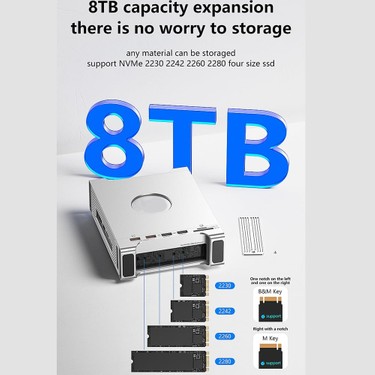 Codegen Mac Mini M4/m4 Pro 9 In 1 Type-C Nvme SSD Alüminyum Fiyatı