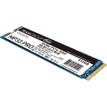 Team 512GB MP33 Pro 2400-2100MB-s NVMe PCIe Gen3x4 M.2 SSD Fiyatı