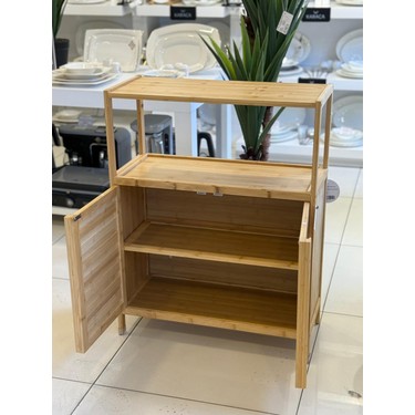 Mien Bambu Dolap 2 Kapaklı 27X63X82 cm JW-26720 Fiyatı