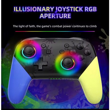 Switch Ns Pro Controller Uyumlu Rgb Işıklı Gamepad – Pc / Fiyatı