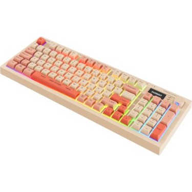Everest KB-85 SILENT PRO Kablosuz Bej-Pembe-Turuncu SESSİZ Fiyatı
