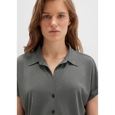 Mavi Lux Touch TENCEL TM Yeşil Modal Gömlek 168081-71553 Fiyatı