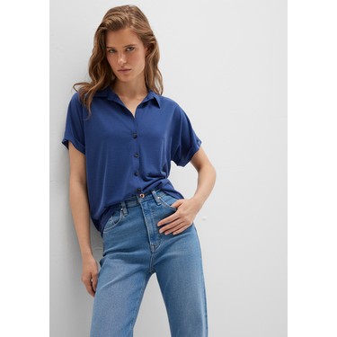 Mavi Lux Touch TENCEL TM Mavi Modal Gömlek 168081-70491 Fiyatı