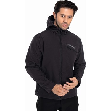 Crozwise Antrasit Erkek Su Geçirmez Softshell Outdoor Mont / Fiyatı
