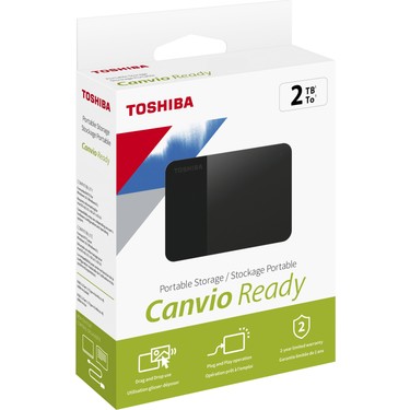Toshiba 2TB Canvio Ready 2.5 Gen1 USB 3.2 Harici Harddisk Fiyatı