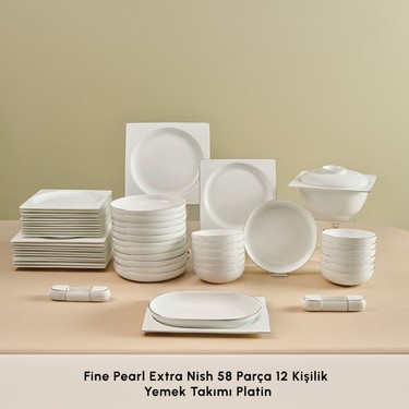 Karaca Red Carpet Collection Fine Pearl Extra Nish 58 Parça Fiyatı