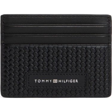 Tommy Hilfiger Siyah Erkek Kartlık Th Woven Texture cc Fiyatı