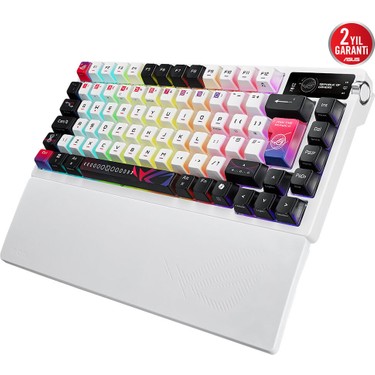 ASUS M704 ROG AZOTH X %75 NX SNOW/PBT/TR PBT Türkçe Kablosuz Fiyatı