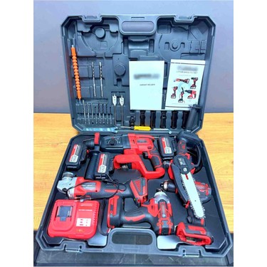 Akülü 5'li Set Kırıcı Delici Hilti Taşlama Somun Sıkma Fiyatı
