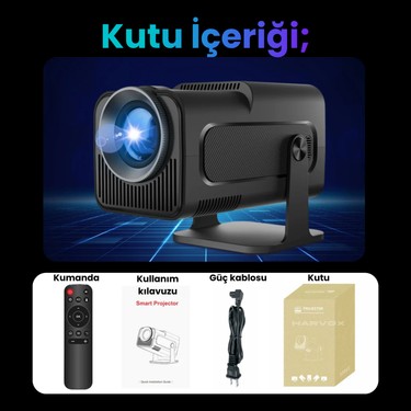HY320 Mini Projeksiyon Cihazı Taşınabilir Android Sistemli Fiyatı