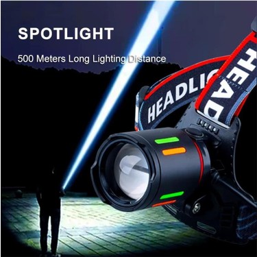 3000 Lümen 30W Şarjlı Profesyonel Zoomlu Kamp Avcı Balıkçı Fiyatı