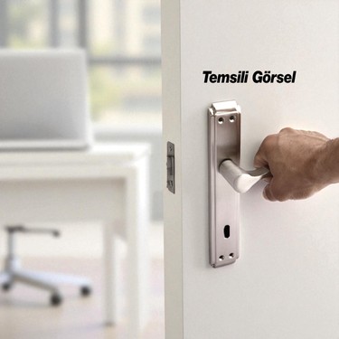 Kapı Kolu Iç Oda Aynalı Sağa Sola Uygun Saten Renk Dış Ahşap Fiyatı