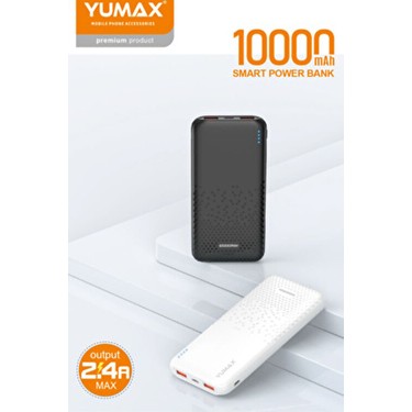 10000 Mah Mx8 Powerbank | 2.4A Çift USB Çıkışlı | Hızlı Şarj Fiyatı