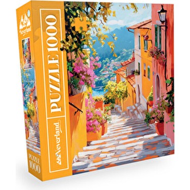 1000 Parça Puzzle - Mediterranean Stairs (Akdeniz Fiyatı