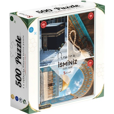 Soi Craft 3 Lü 500 Parça Puzzle Ilahi Huzur Kişiye Özel Fiyatı