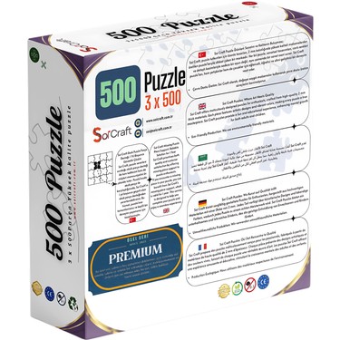 Soi Craft 3 Lü 500 Parça Puzzle Macera Zamanı Labu Kişiye Fiyatı