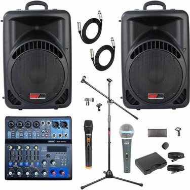Lastvoice Ample Center-Paket-2 Aktif Hoparlör ve Mixer Full Fiyatı