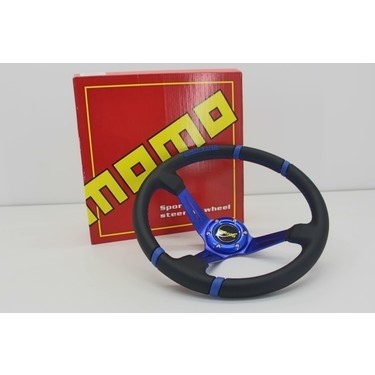 Momo Drifting Model Direksiyon Siyah Mavi Fiyatı