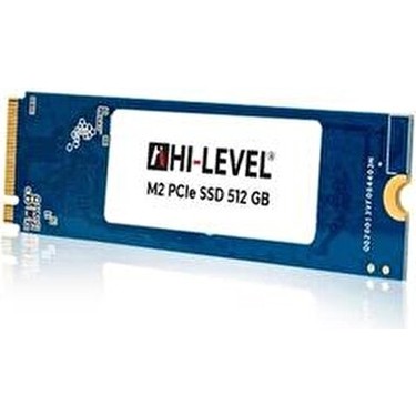 Hi-Level 512 GB M.2 PCIe NVMe SSD 3300 MB/s Okuma 3100 MB/s Fiyatı