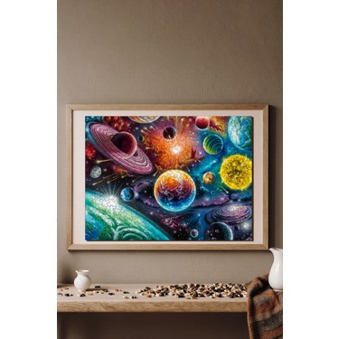 WePuzzleUp Ahşap Puzzle – Uzayda Kozmik Senfoni, 450 Parça, Fiyatı