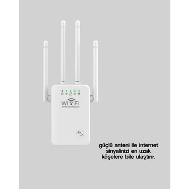 Depomix Çift Bantlı Otomatik Kurulum Wifi Repeater Menzil Fiyatı