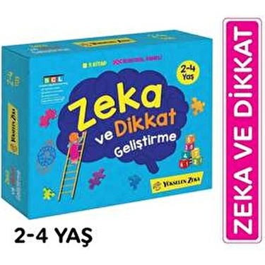 Zeka ve Dikkat Geliştirme Seti (2-4 Yaş) Kitabı ve Fiyatı