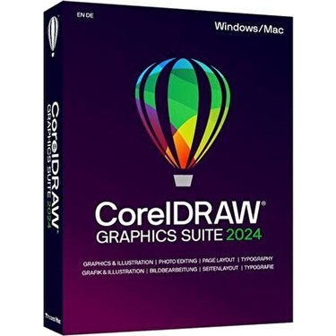 CorelDRAW Graphics Suite 2024 カード版 Corel Coreldraw Graphics Suite 2024 Windows/mac Ömür Boyu Fiyatı