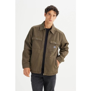 Lee Pamuklu Regular Fit Klasik Yaka Fermuarlı Ceket Erkek Fiyatı