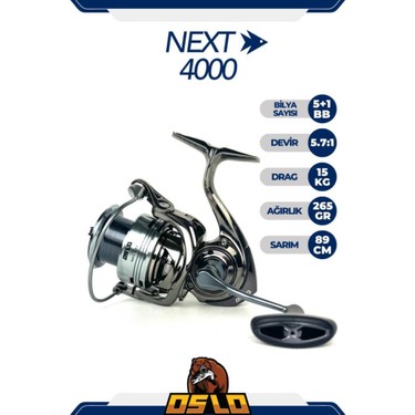 Oslo Zen Pro 274CM 8-42GR Oslo Next 4000 8 Örgü Spin Olta Fiyatı