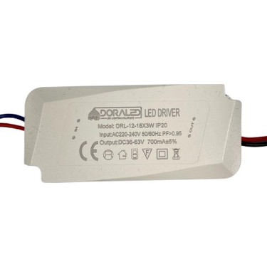 12-18X3W 700MA 36-63V Power LED Driver IP20 Power LED Sürücü Fiyatı